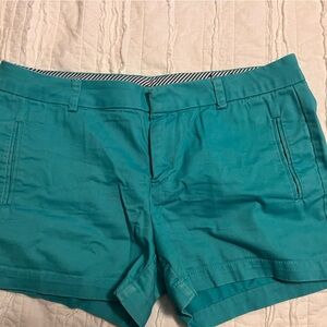 STYLUS Teal and White Striped Shorts